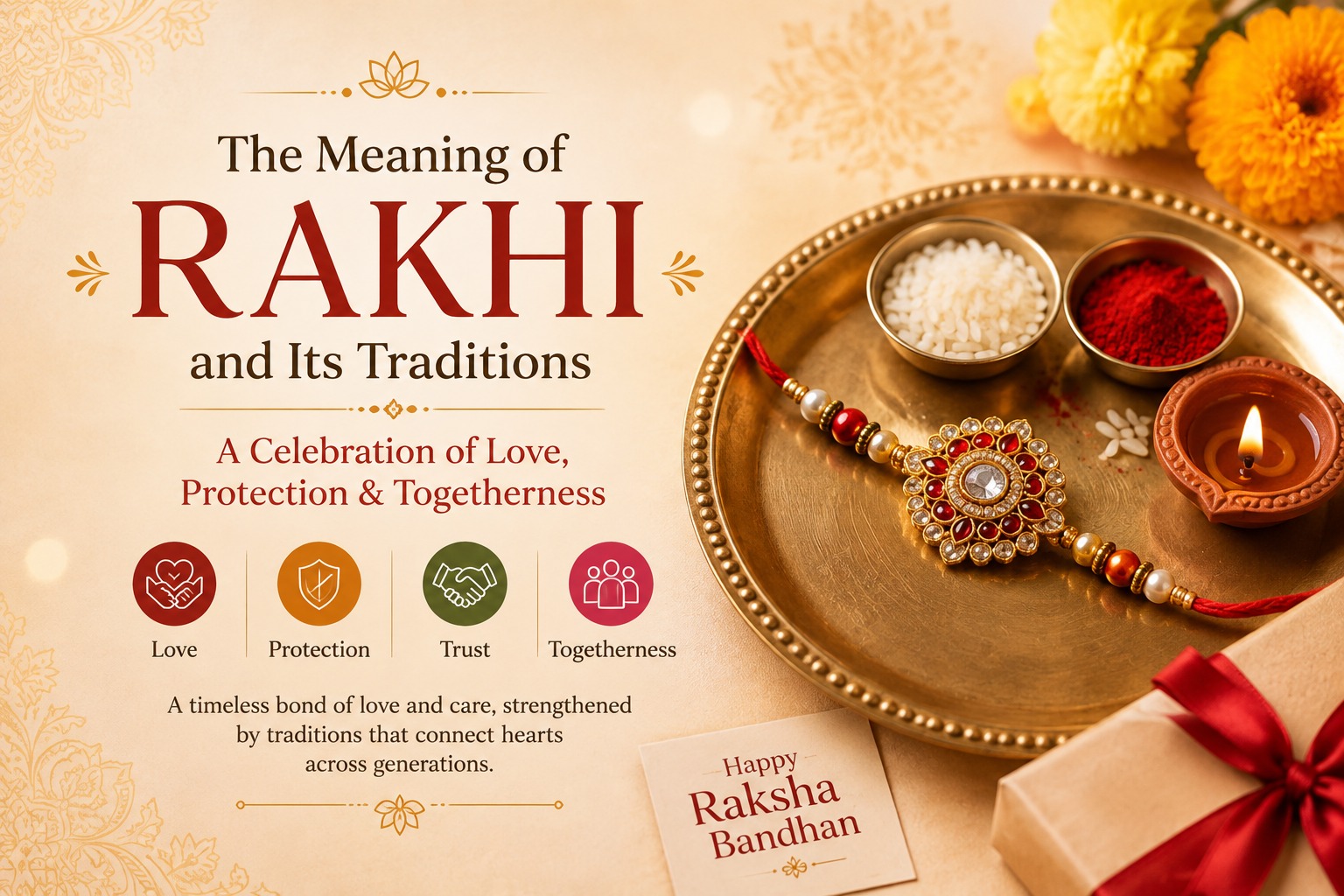 Meaning of Rakhi and its Traditions – Raksha Bandhan Festival | Rakhi Roots