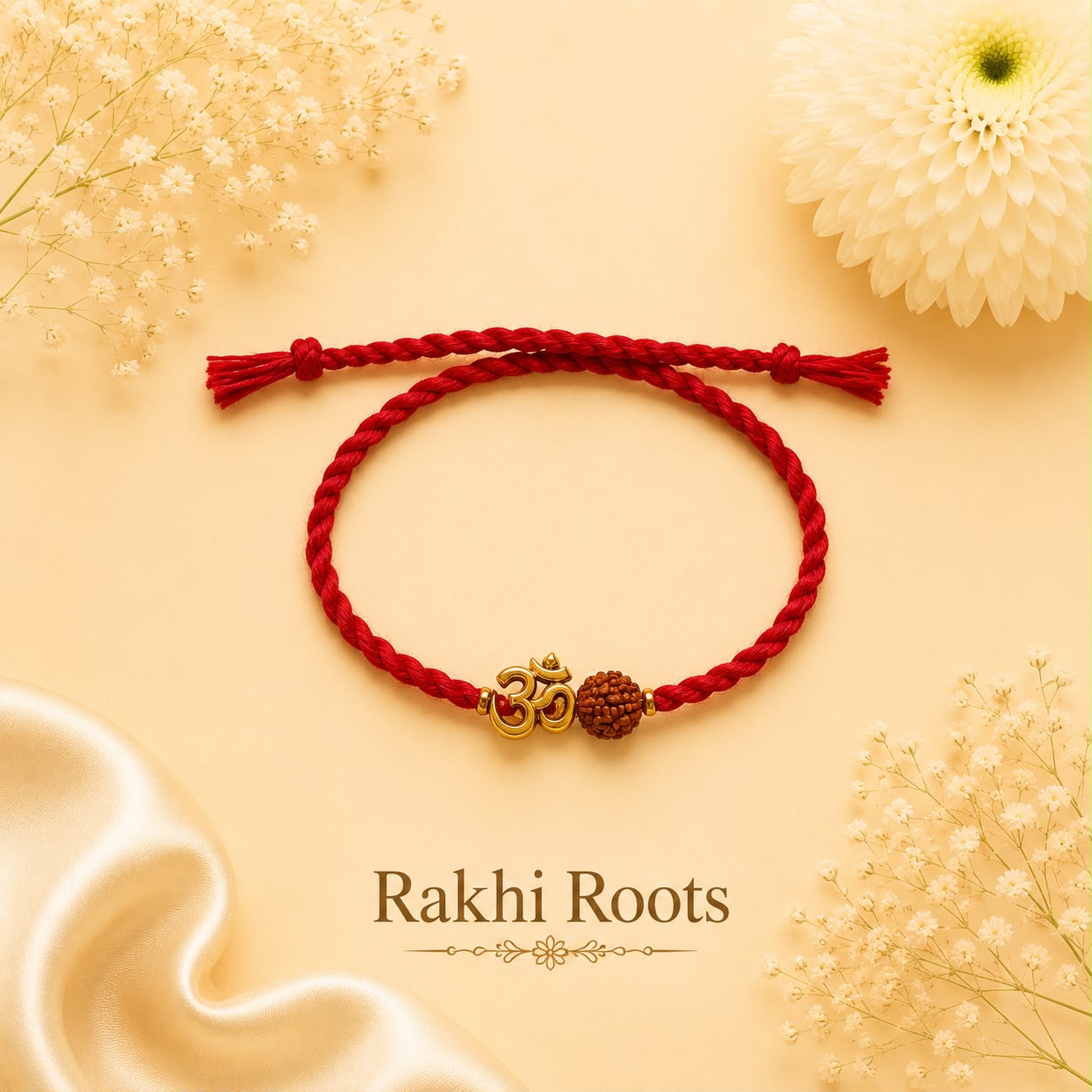 Om Rudraksha Rakhi