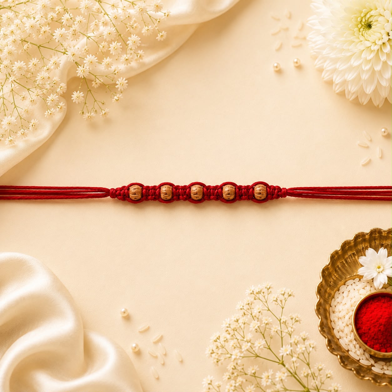 Sukhad Bead Sacred Rakhi