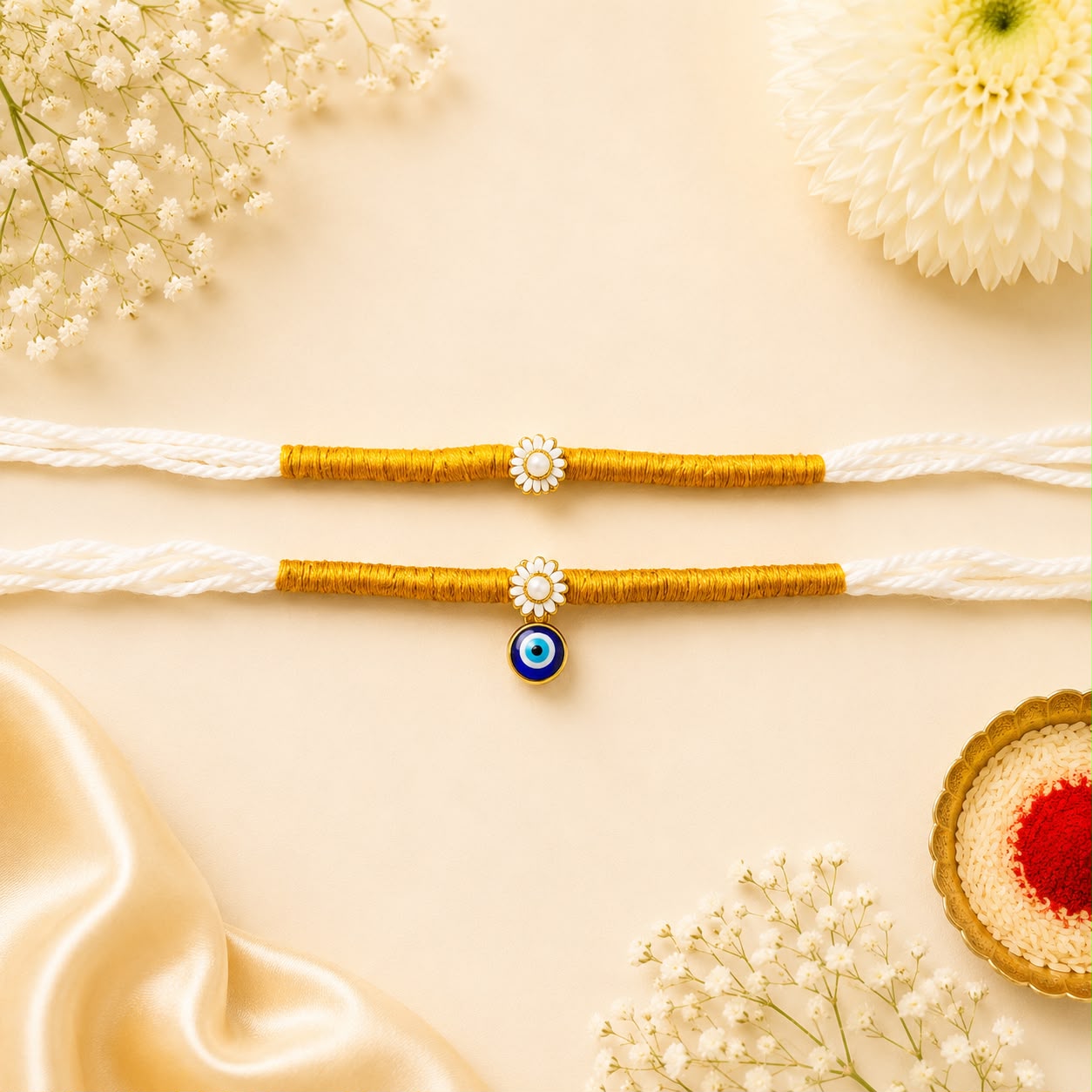 Bloom Evil eye couple Rakhi