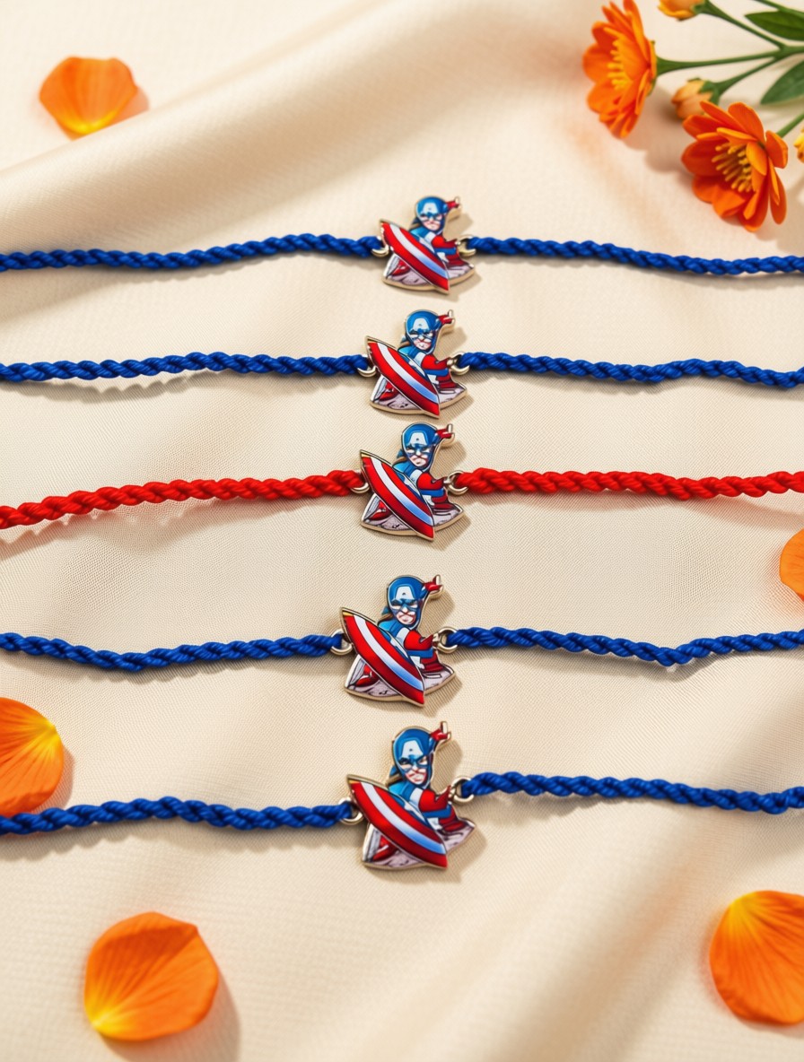 Captain America Kids Rakhi
