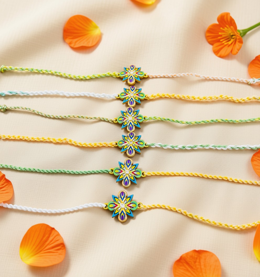 Floral Designer Rakhi