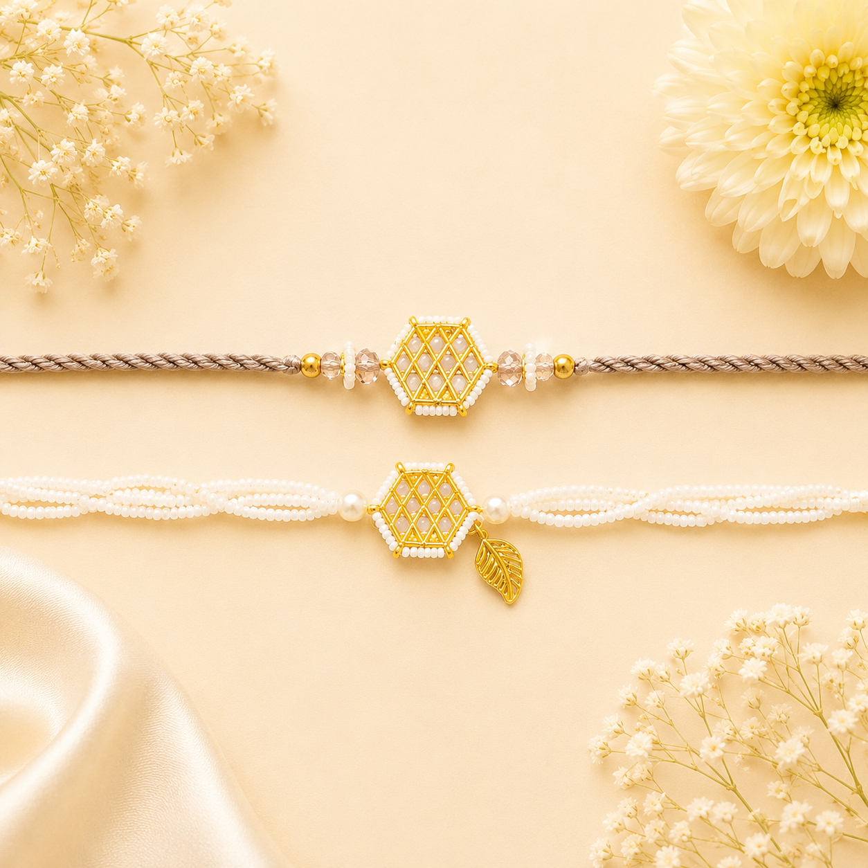 Hexa Grace Couple Rakhi
