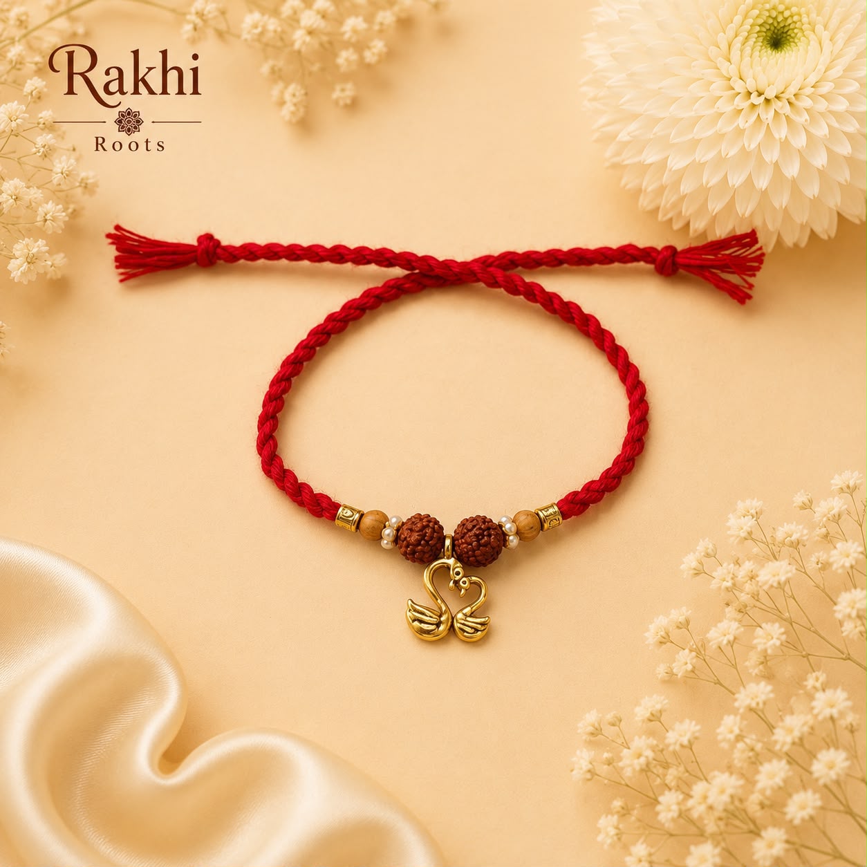Swan Charm Rakhi