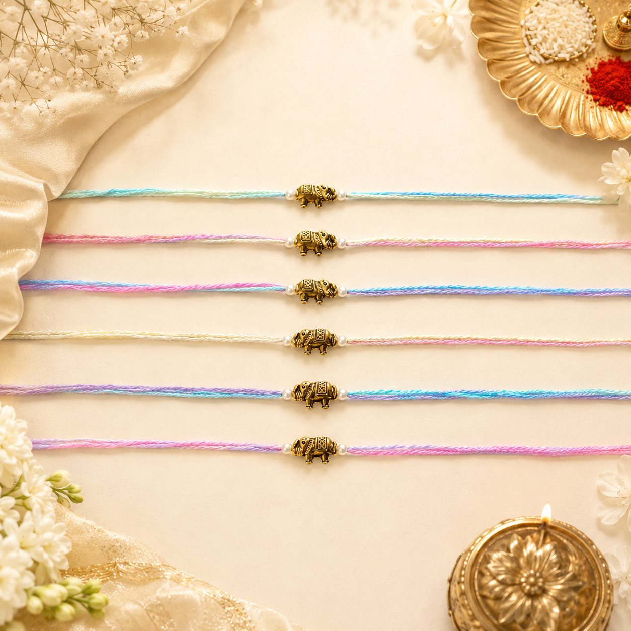 Little elephant kids rakhi