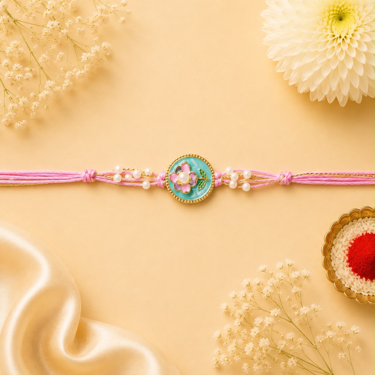 Floral Unisex Rakhi